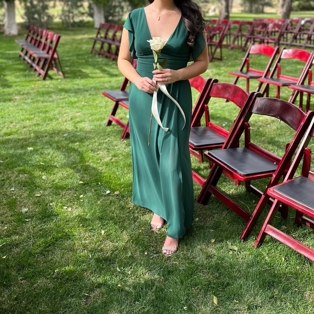 Elegant Green Women's Dress